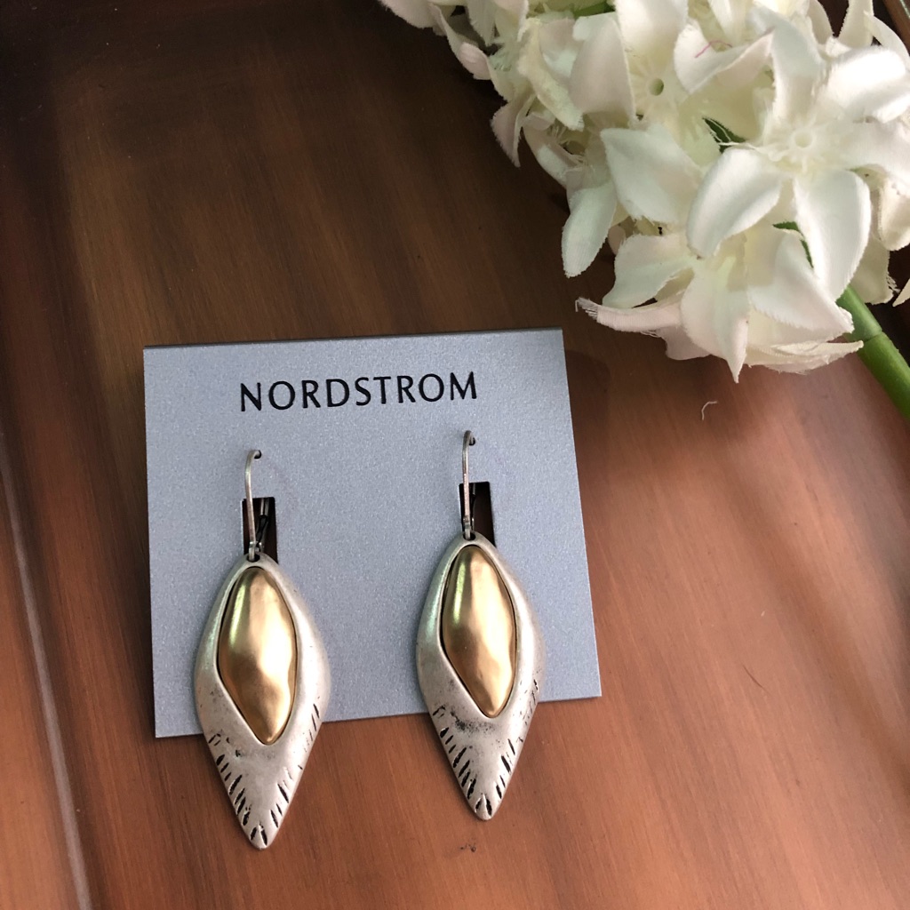 Silver And Gold Tone Earrings 15$